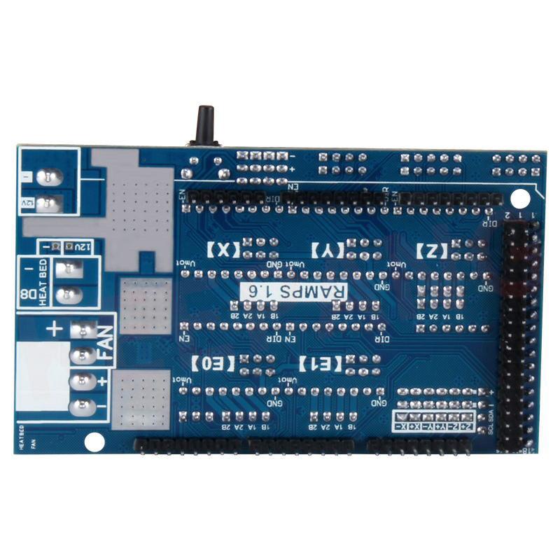 The Ramps 1.6 3D Printer Control Board by 3D Printing Perth - Cirrus Link enhances your printing experience with multiple ports and clearly labeled pins for seamless connection and efficient component control, ensuring optimal performance.