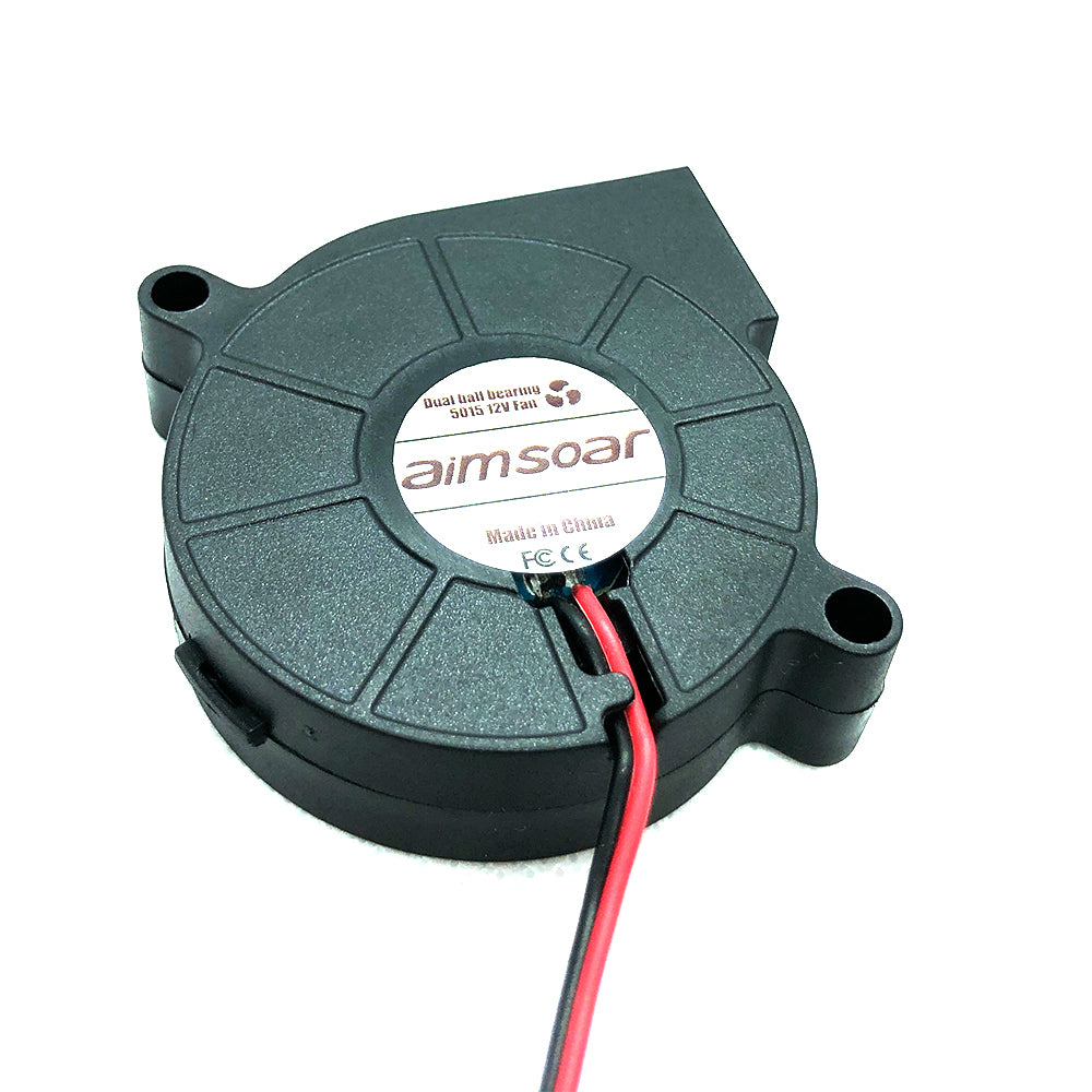GDSTIME 12V 5015 Blower Fan 50x15mm Brushless Ball Bearing For 3D Printer & Electronics