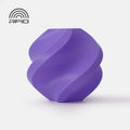 Bambu Lab Filament - PLA Basic by 3D Printing Perth - Cirrus Link, in purple with geometric twists (1.75mm, biodegradable), forms an RFID-enabled object on a white background featuring an RFID symbol at the top left.