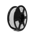 The Flashforge PLA 1.75mm 3D Printing Filament – Marble Colour features a white filament on a black reel, perfect for decorative prints or a marble effect, shown on a white background.