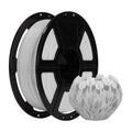 A spool of Flashforge HS PLA 1.75mm 3D Printing Filament in Marble Colour sits beside a 3D-printed geometric object, highlighting the brand’s reliable extrusion and the smooth finish achieved with this filament.