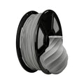 A spool of Flashforge PLA Matte Colour 1.75mm 3D Printing Filament sits beside a detailed, 3D-printed vase made from the same material—perfect for achieving precise prints every time.