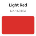 A color swatch labeled "Light Red" (140106) displays a solid red rectangle, ideal for selecting Flashforge PLA Pro 1.75mm Basic Colour 3D Printing Filament from the Flashforge brand with high accuracy.