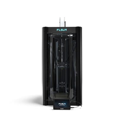 A black Enclosure for Flsun V400 3D Printer on a white background.