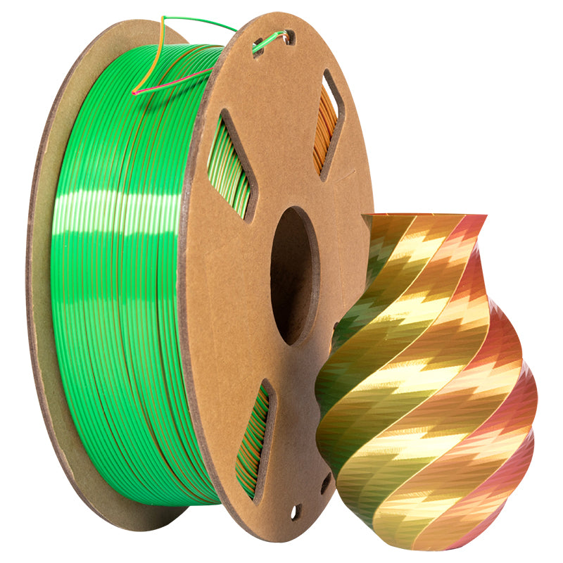 Filament - Toyar PLA Silk Tri Colour 1.75mm 3D Printing Filament