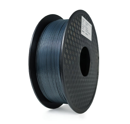 A spool of Hello3D PLA Standard Colour 1.75mm 3D Printing Filament is shown in dark blue with a labeled side, ideal for precise and reliable 3D printing against a white background.