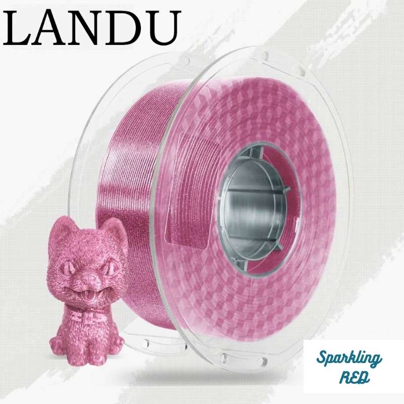 Landu PETG Sparkling 1.75mm filament for exceptional 3D prints.