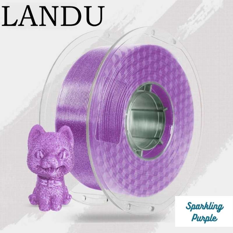 Sparkle up your 3D prints with Landu PETG filament in 1.75mm size.