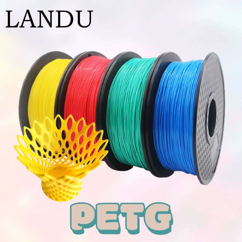 High-quality Landu PETG 3D printing filament in 1.75mm size.