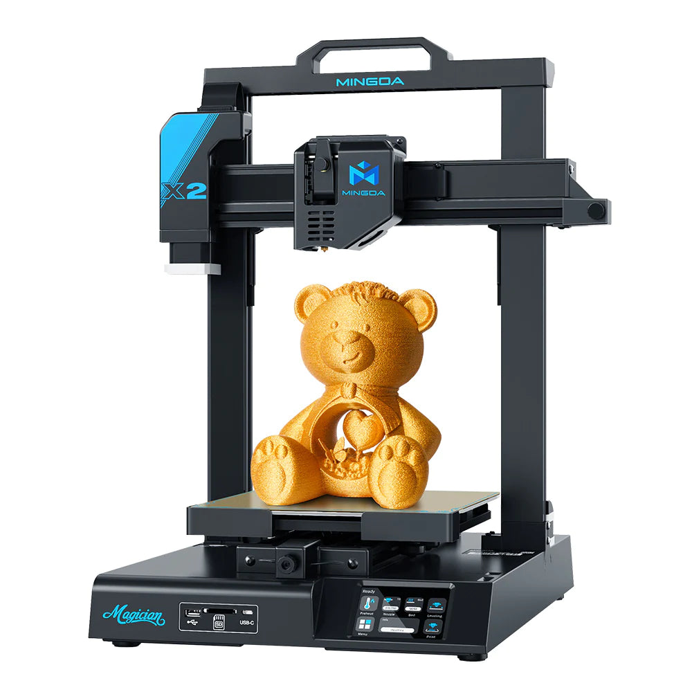 Customer review of the MINGDA Magician X2 3D Printer, praising its performance and reliability.