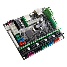 A MakerBase motherboard, specifically the MKS Robin Nano V1.3, with a variety of different connectors compatible with 3D printers.