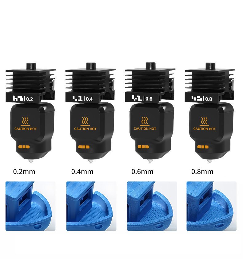 Bambu lab P2S Integrated Hotend Assembly - Hardened Steel Nozzle