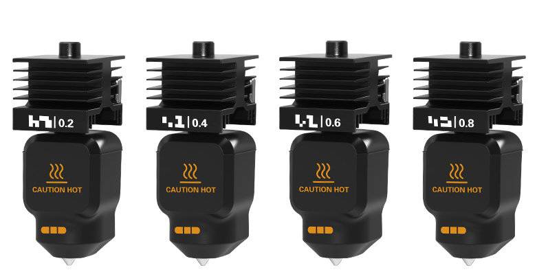 Bambu lab P2S Integrated Hotend Assembly - Hardened Steel Nozzle