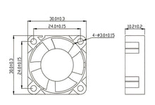 3010 Hotend Cooling Fan – Creality K2/K2 Pro/K2 Plus