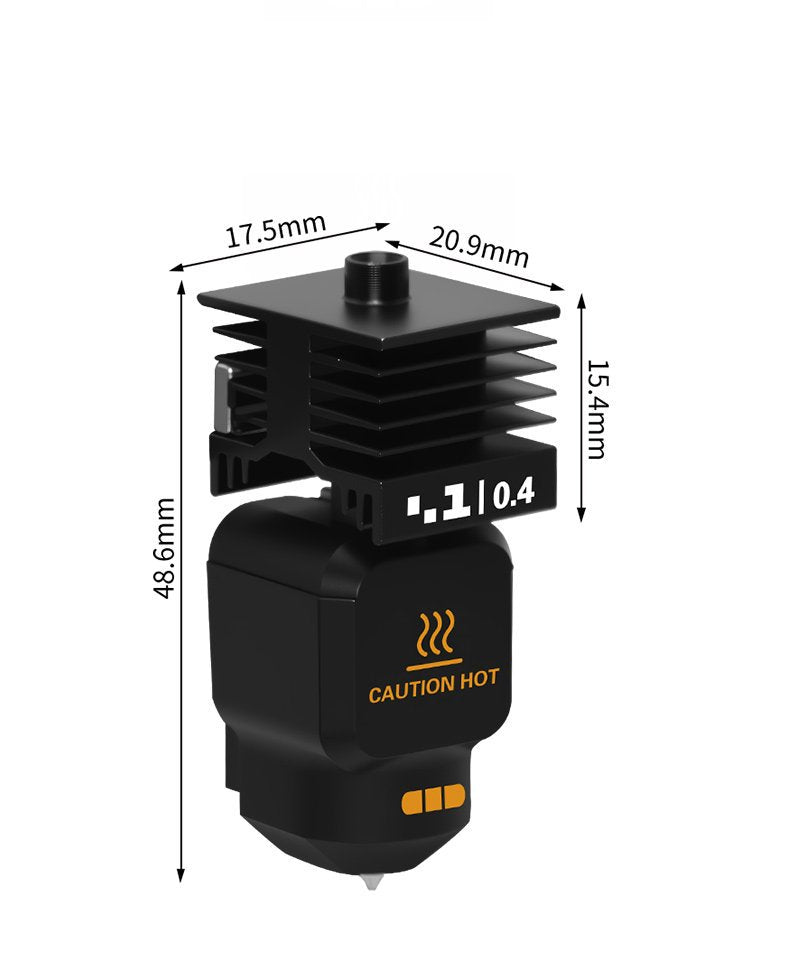 Bambu lab P2S Integrated Hotend Assembly - Hardened Steel Nozzle