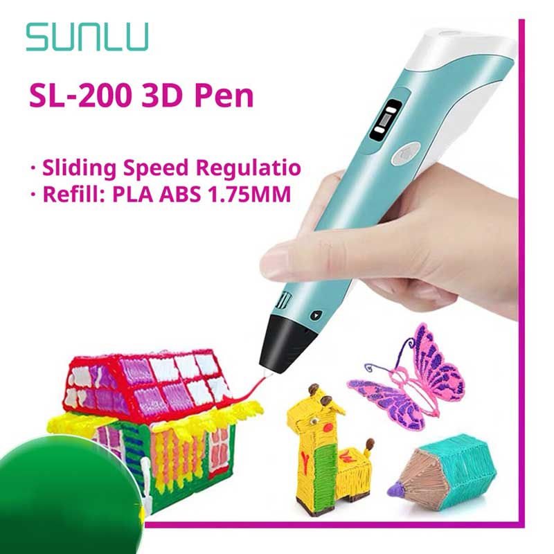 Sunlu SL-200 3D Pen for PLA / ABS: Create anything you can imagine!