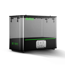 The SUNLU FilaDryer E2 from 3D Printing Perth - Cirrus Link is a black and transparent rectangular device with a digital display, marked "SUNLU" and "110°C," featuring a dual-chamber design for efficient filament drying.