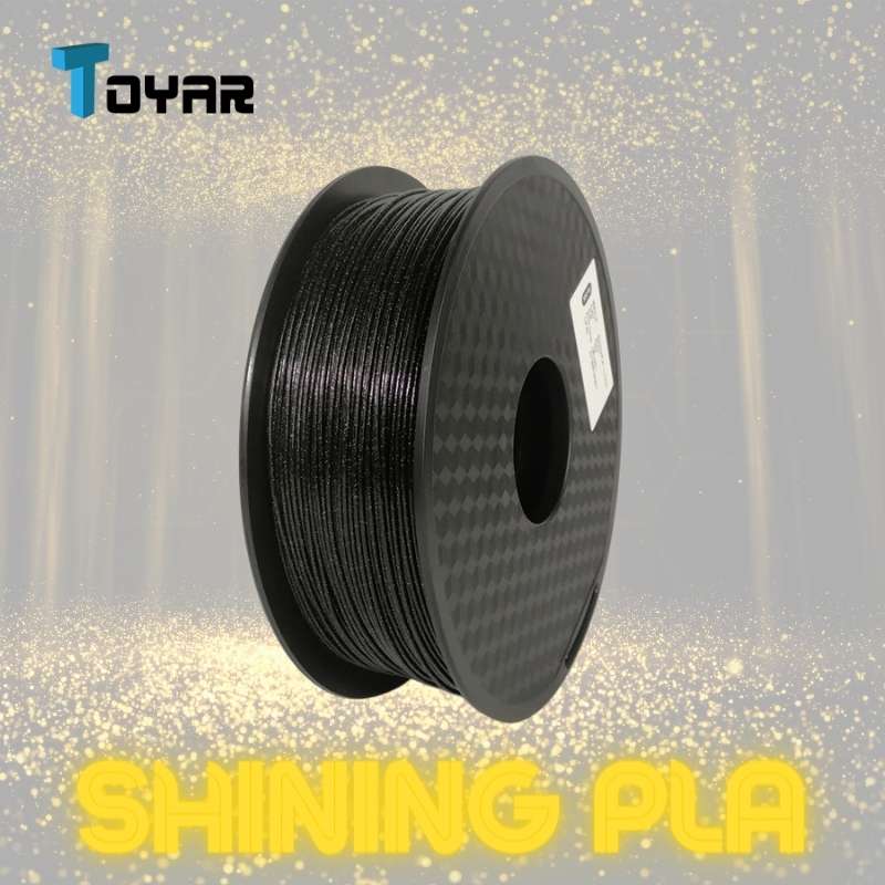 Toyar PLA Shining 1.75mm 3D Printing Filament: Unleash your creativity with its vibrant colors.