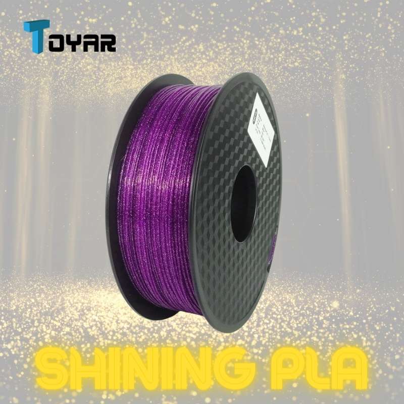 Experience smooth and reliable printing with Toyar PLA Shining 1.75mm Filament.