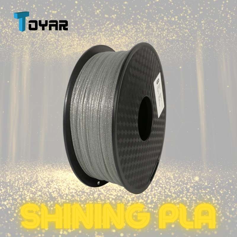 High-quality Toyar PLA Shining 1.75mm 3D Printing Filament for precise and vibrant prints.