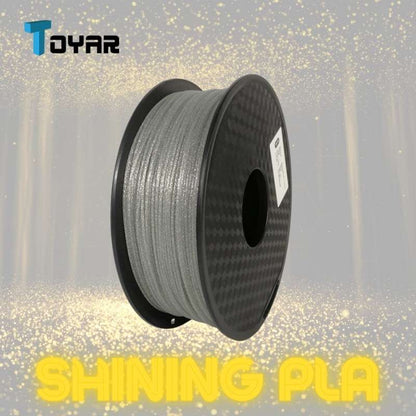 High-quality Toyar PLA Shining 1.75mm 3D Printing Filament for precise and vibrant prints.
