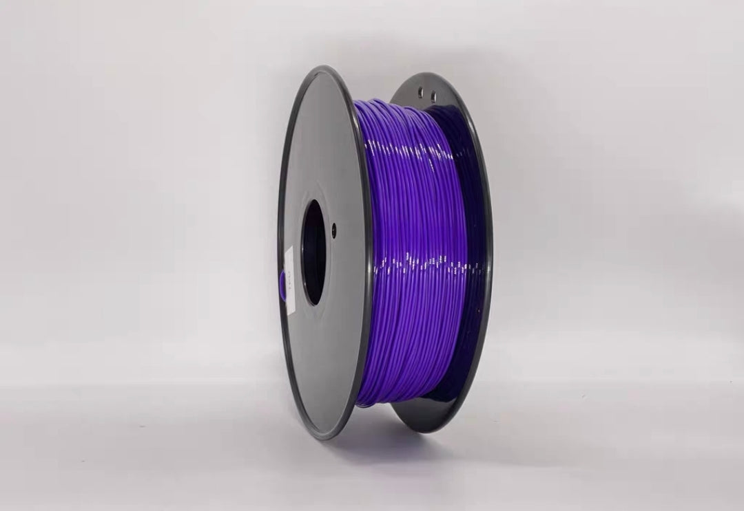 A spool of Toyar TPU Standard Colour 1.75mm 3D Printing Filament in purple is displayed against a plain white background.