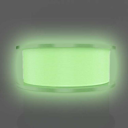 A 3D printed object created with Tronhoo luminous PLA filament, showcasing its vibrant glow.