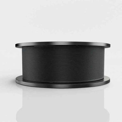 A 3D printer in action, using Tronhoo Carbon Fiber PLA filament to create a detailed and intricate object.