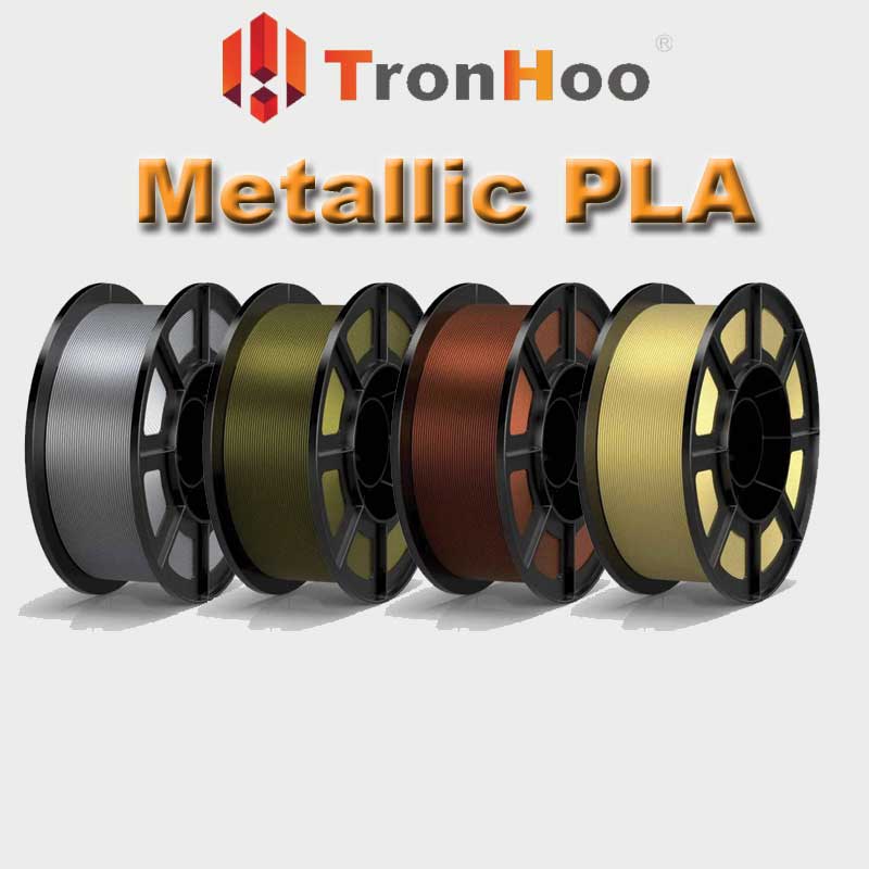 A detailed 3D printed sculpture made from Tronhoo Metal Colour PLA, demonstrating its exceptional print quality