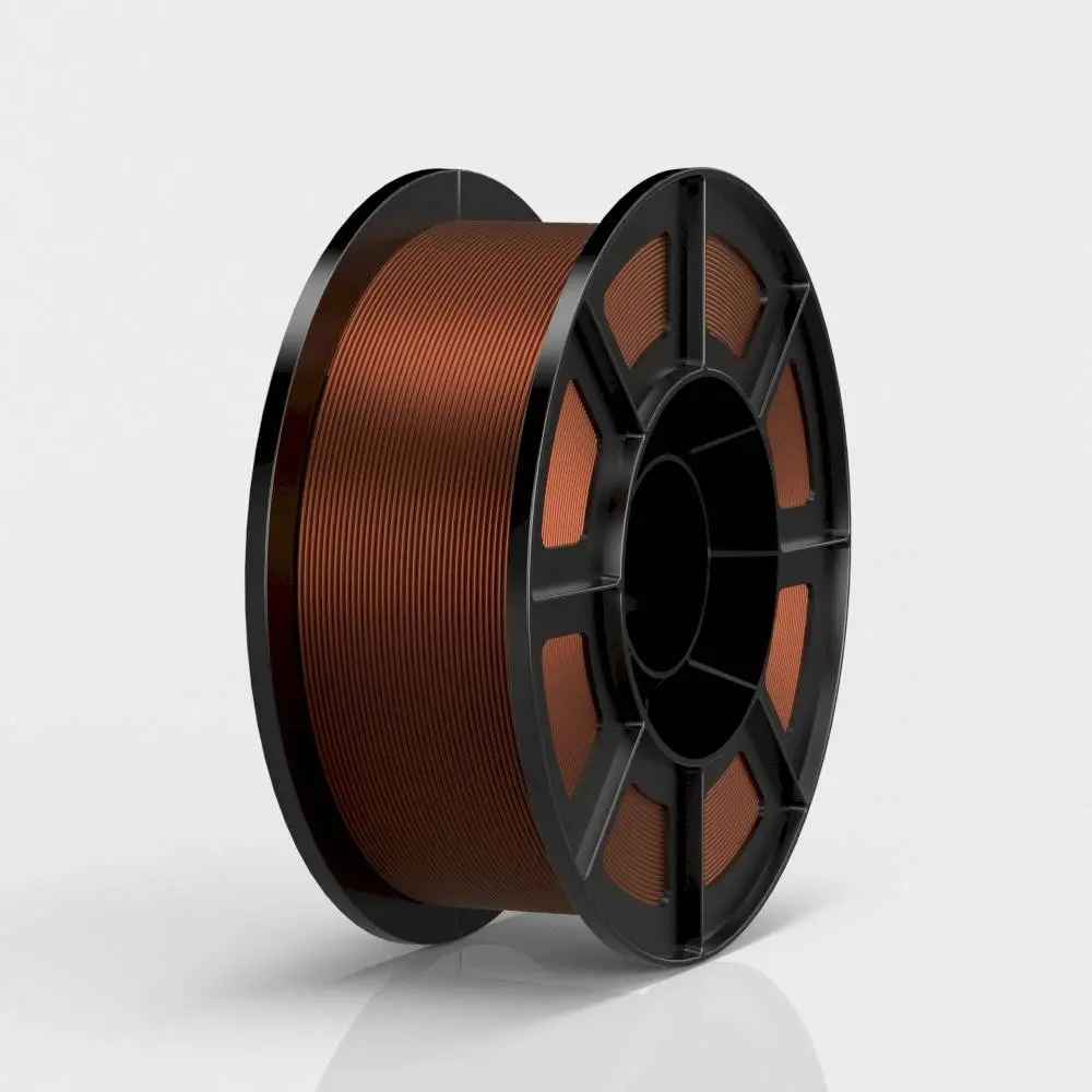A customer in Perth happily holding their newly purchased spool of Tronhoo Metal Colour PLA 1.75mm filament.