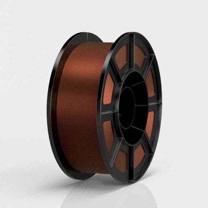 A customer in Perth happily holding their newly purchased spool of Tronhoo Metal Colour PLA 1.75mm filament.