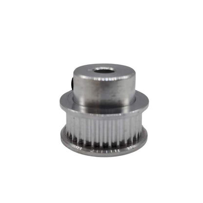 A GT2 6mm Bore Synchronous Wheel from 3D Printing Perth - Cirrus Link on a white background.