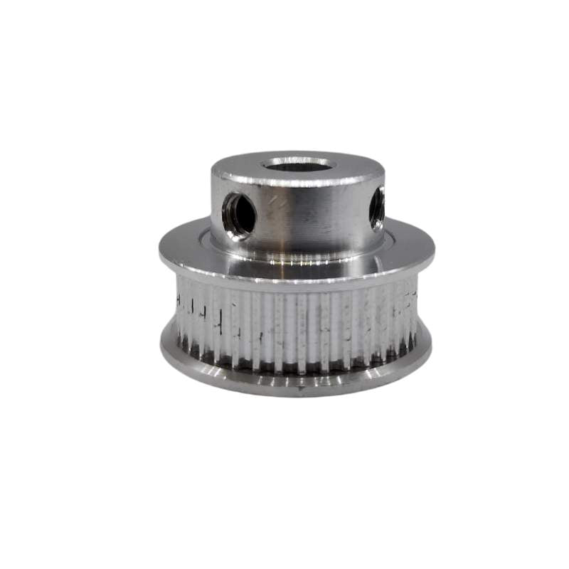A GT2 6mm Bore Synchronous Wheel from 3D Printing Perth - Cirrus Link on a white background.