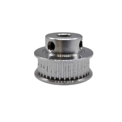 A GT2 6mm Bore Synchronous Wheel from 3D Printing Perth - Cirrus Link on a white background.