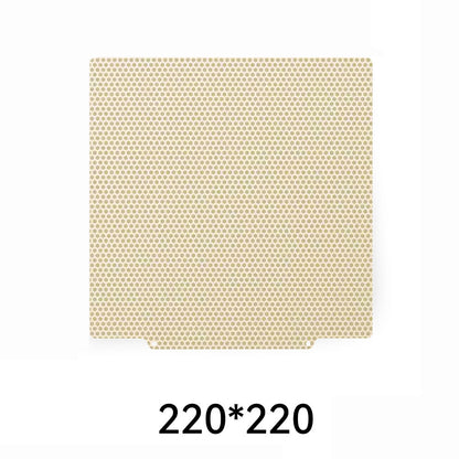 Dual-Sided PEI Build Plate with Honeycomb Texture (No Magnet)