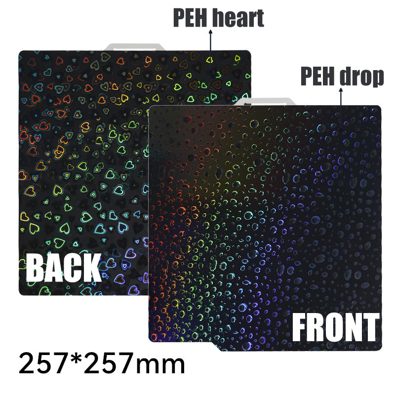 Bambu Lab X1/P1 Series Build Plates, Dual-Sided Surfaces 257×257mm (No Magnet)