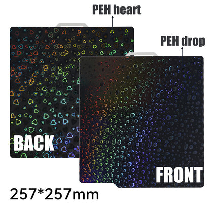 Bambu Lab X1/P1 Series Build Plates, Dual-Sided Surfaces 257×257mm (No Magnet)