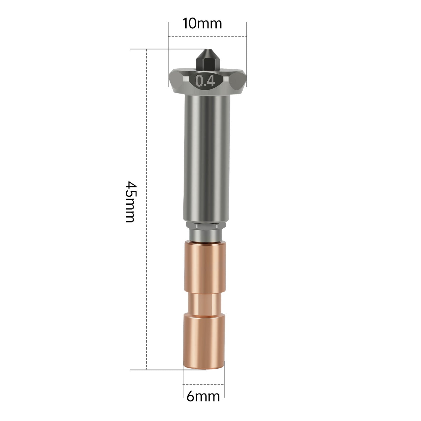 Anycubic Kobra 3 Max Hardened Die Steel 0.4mm Nozzle