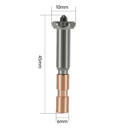 Anycubic Kobra 3 Max Hardened Die Steel 0.4mm Nozzle