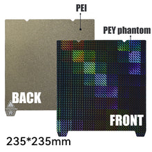 PEI/PEY Build Plate 235×235mm, Dual-Sided Phantom PEY/PEI (No Magnet)