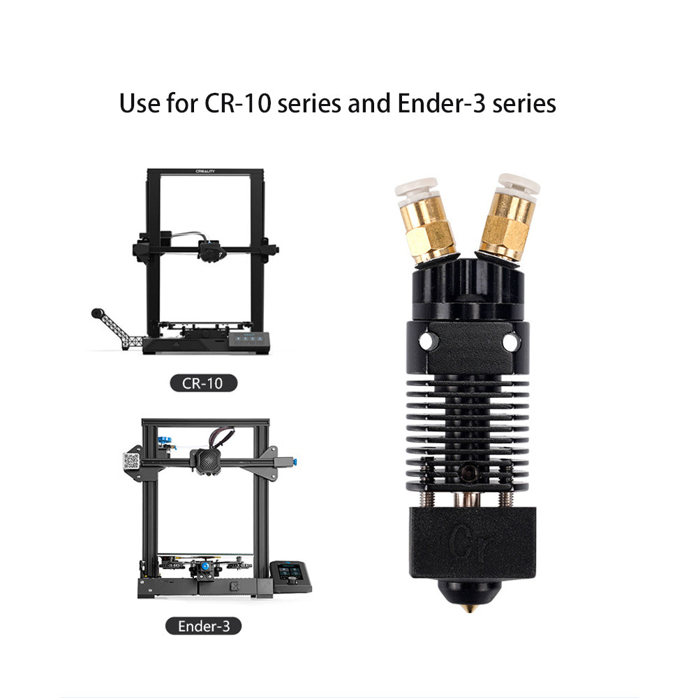 Discover the future of 3D printing with the Two Color 2 in 1 Out Mixing Extruder for CR10 and Ender 3 by 3D Printing Perth - Cirrus Link. Create breathtaking multi-color prints using these cutting-edge CR-10 and Ender-3 series printers.
