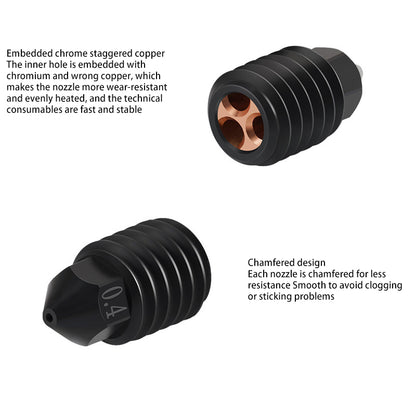 Bambu Lab X1/P1 Hardened Die Steel CHT Clone Nozzle