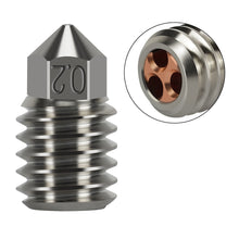 Bambu Lab X1/P1 Bimetal Copper Plated CHT Clone Nozzle
