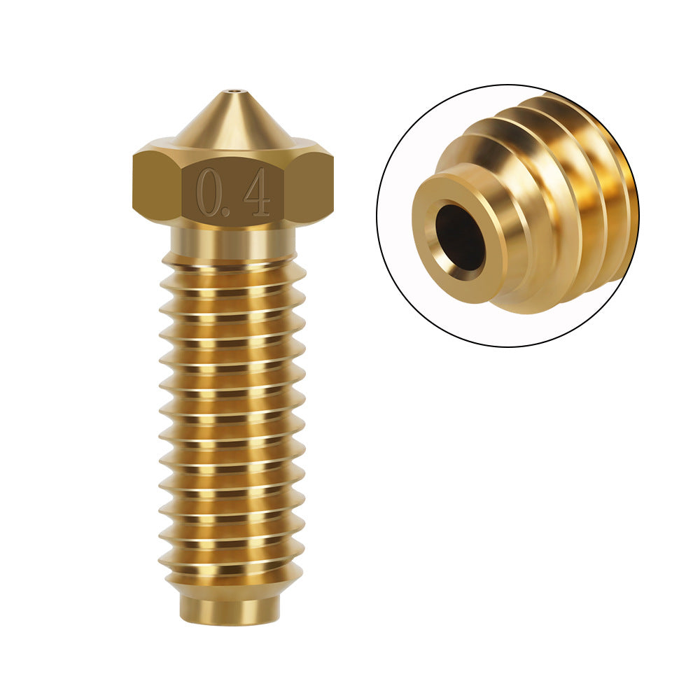 Anycubic Kobra 2/3 Series Hardened Die Steel Volcano Nozzle 0.4mm