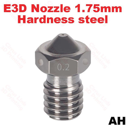 Nozzle E3D V5 V6 Hardened steel M6 threaded nozzle for 1.75/3mm.