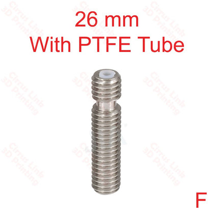 Throat MK8 Threaded 26.5mm long - High-quality throat for 3D printers with 26.5mm length. Perfect for smooth filament feeding.