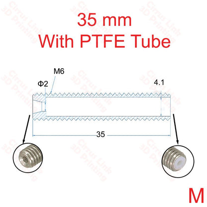 MK8 3D Printing 35mm with PTFE Tube Throat Perth selling now.
