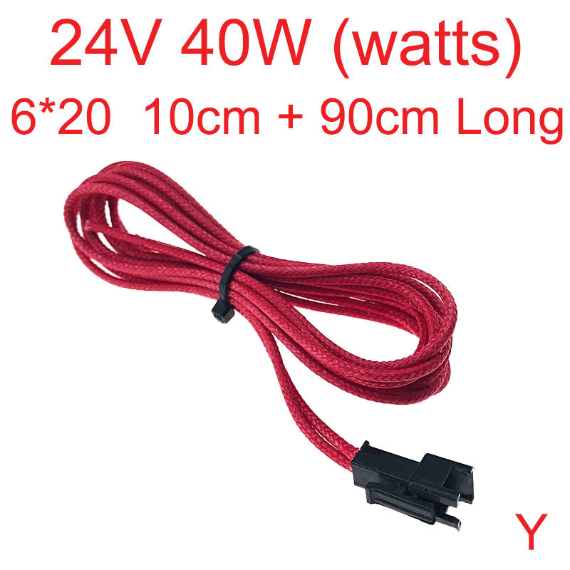 High-quality Ceramic Heater Cartridge with Detachable Connector for Car Heating - Durable and Efficient.