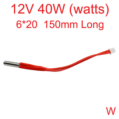Ceramic Heater Cartridge 2 pins XH2.54 connector - Efficient heating solution for your car.