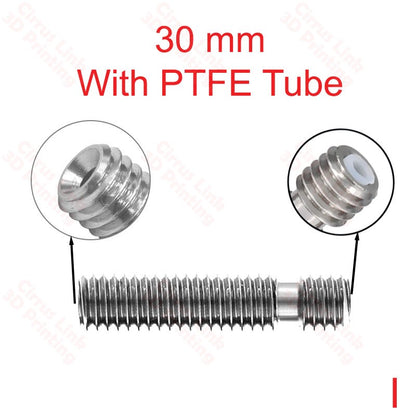 Throat MK8 Threaded 26.5mm long for precise 3D printing.